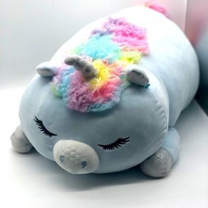 Justice x Squishmallow Unicorn Pig Crystal Kelly Toys 10x18